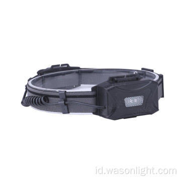 ABS USB Sensor Isi Ulang COB Led Headlamp